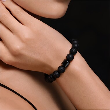 Brazalete con Hematita negra