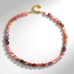 Collana in argento con Opale Rosa