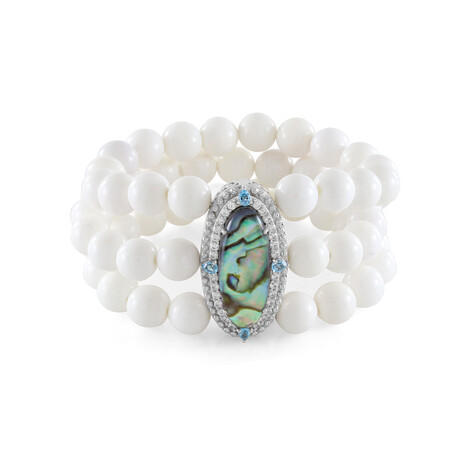 Abalone-Muschel-Silberarmband (Dallas Prince Designs)