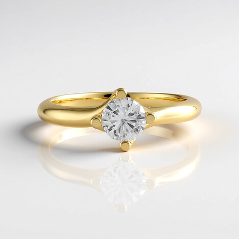 Anello in argento con Zircone