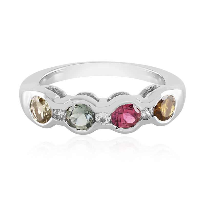 Orecchini Pendente Arcobaleno Rainbow In Argento Rosa E Zirconi Cuori Milano Cuori Milano 166278