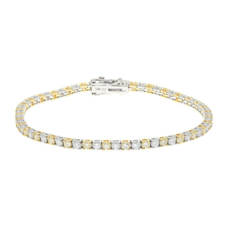 18K SI2 Yellow Diamond Gold Bracelet (CIRARI)