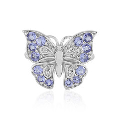 Anello in argento con Tanzanite