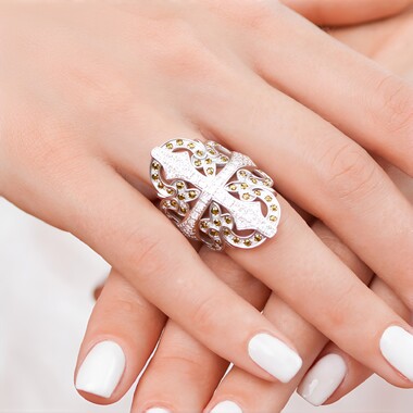 Anello in argento con Zircone (Annette classic)