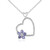 Collana in argento con Tanzanite