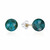 Chrysokoll-Goldohrringe