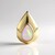 Ciondolo in oro con Opale di Welo AAA (de Melo Gold)