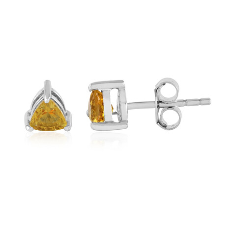 Pendientes en plata con Escapolita