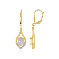 Pendientes en plata con Ópalo de Australia