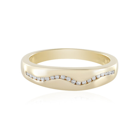 Anello in argento con Diamante I2 (I)