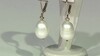 Pendientes en plata con Perla blanca Freshwater (TPC)