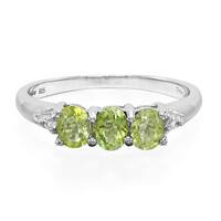 Anillo en plata con Turmalina Paraíba