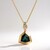Collana in oro con Topazio Blu Londra (CIRARI)