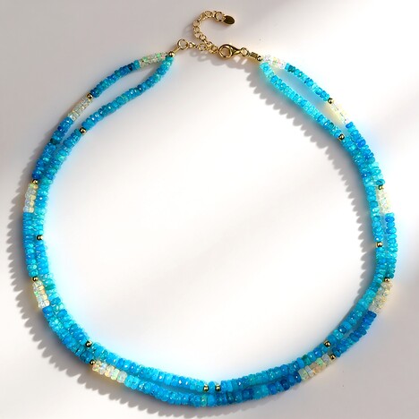 Collana in argento con Opale di Welo