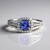 Anello in argento con Tanzanite