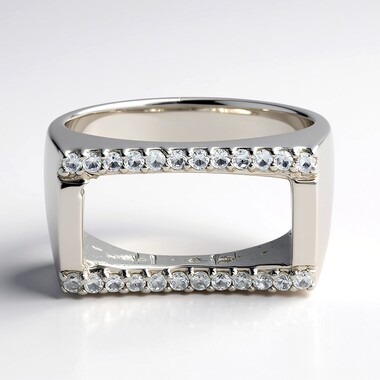 Anillo en plata con Zircón