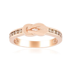 Anillo en oro con Diamante rosa de Francia de Argyle SI1