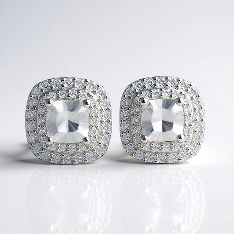Orecchini in argento con Danburite