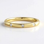 Anello in oro con Diamante IF (G) (de Melo Gold)