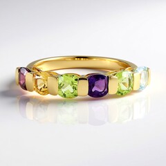 Anello in argento con Peridoto (de Melo Essence)