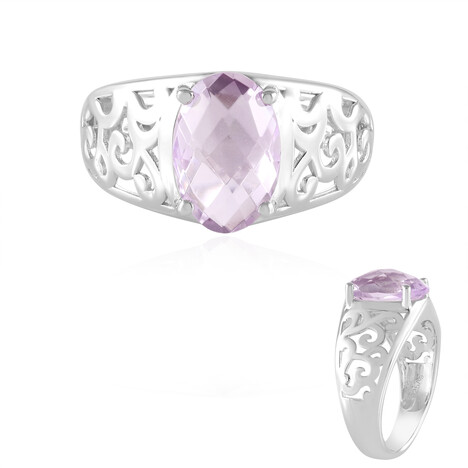 Anello in argento con Ametista Rose de France