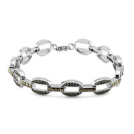 Markasit-Silberarmband