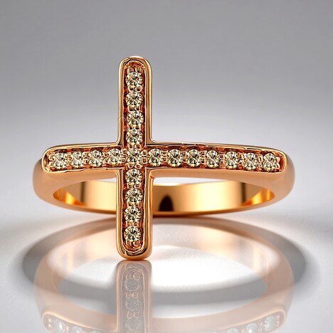 Anello in oro con Diamante Rose de France SI1 di Argyle (Annette)
