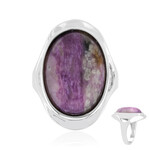 Zilveren ring met een Charoite
