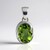 Ciondolo in argento con Peridoto Jilin (Pallanova)