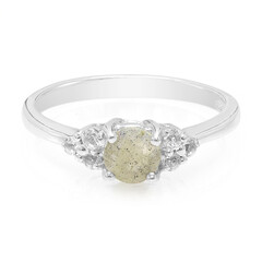 Romanian Spectrolite Silver Ring
