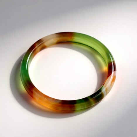 Anello con Agata Multicolor