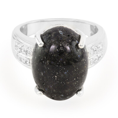 Anello in argento con Opale Leopardo