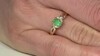 Gouden ring met een AAA Zambia smaragd (CIRARI)