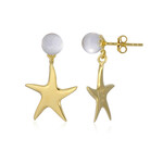 Orecchini in argento con Quarzo Bianco