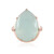 Aqua Chalcedony Silver Ring (Adela Silber)