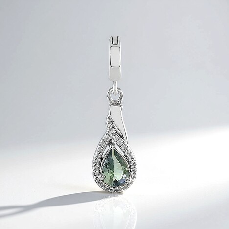 Ciondolo in argento con Tanzanite (non riscaldata)