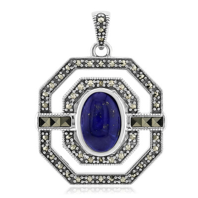Pendentif en argent et Lapis-Lazuli (Annette classic)