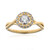 14K White Sapphire Gold Ring (CIRARI)