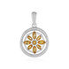 Citrine Silver Pendant
