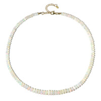 Collier en argent et Opale Welo
