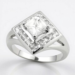 Anello in argento con Zircone