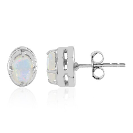 Welo Opal Silver Earrings