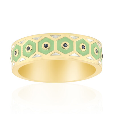 Anello in argento con Zaffiro Blu