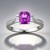 Anello in oro con Zaffiro Rosa (CIRARI)
