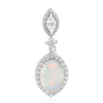 Australischer Opal-Silberanhänger