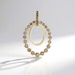 Ciondolo in oro con Diamante Champagne I2 (de Melo Gold)