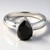 Anello in argento con Granato Mozambico
