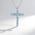 Collana in argento con Topazio Blu Cielo