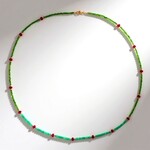 Collana in argento con Quarzo Ciliegia (Riya)