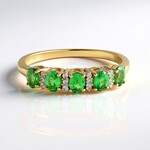 Anello in argento con Lemshuku Tsavorite